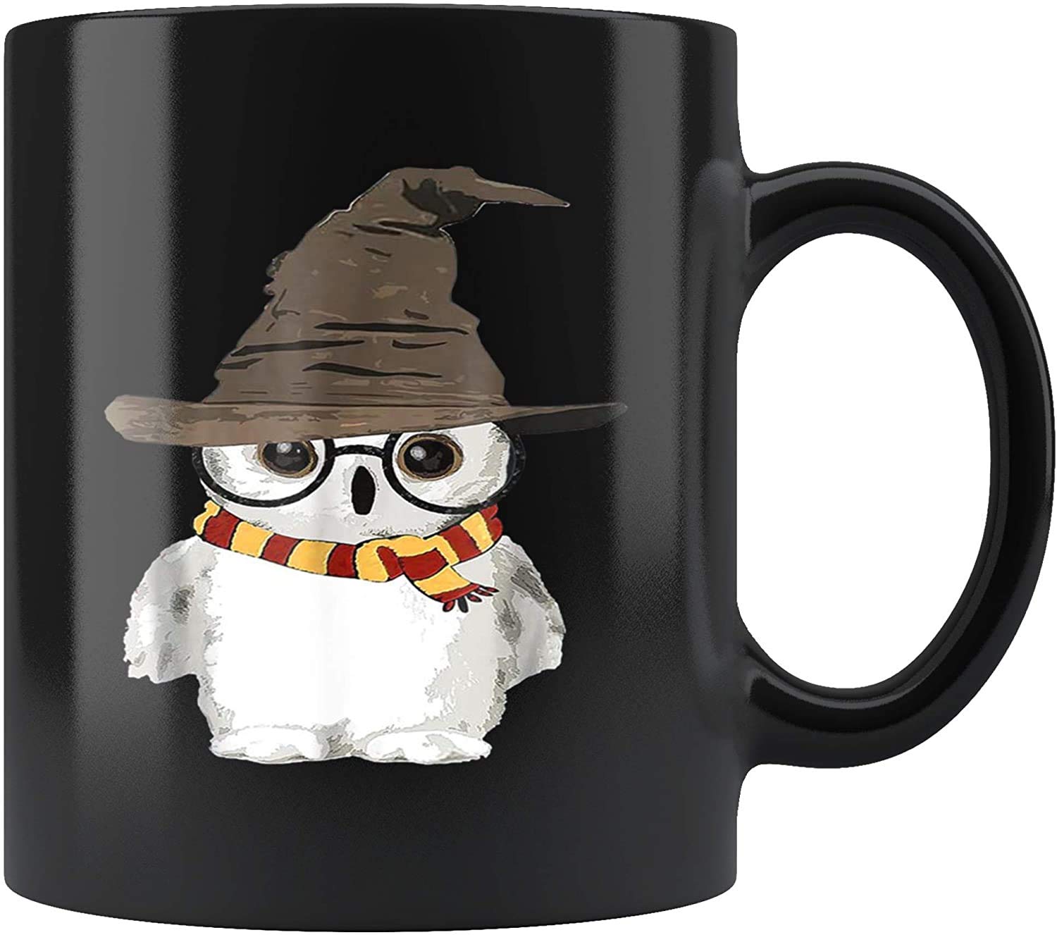 Funny Cute Owl Harry Potter Magical Wizard Coffee Mug - Perfect for Tea, Hot Chocolate & Gifts - Ideal for Harry Potter Fans, Office Use & Cozy Home Decor