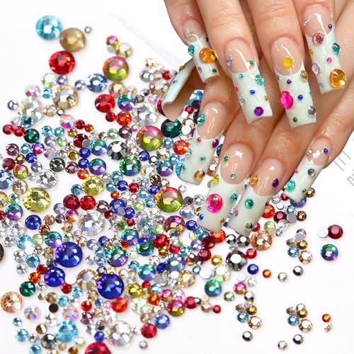GColorful Rhinestones Nail Gems-6