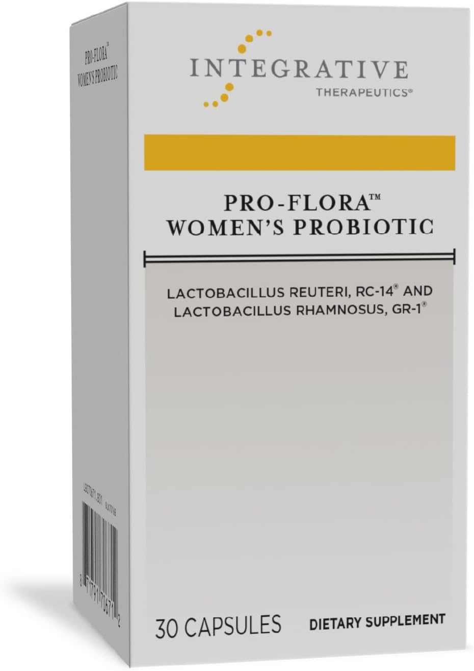 Integrative Therapeutics Pro Flora Women's Probiotic - 50 Billion CFU for Digestive & Immune Health - Supports Gut Balance & Vaginal Wellness - Daily Probiotic Supplement for Women - Perfect for Travel, Stress & Antibiotic Recovery