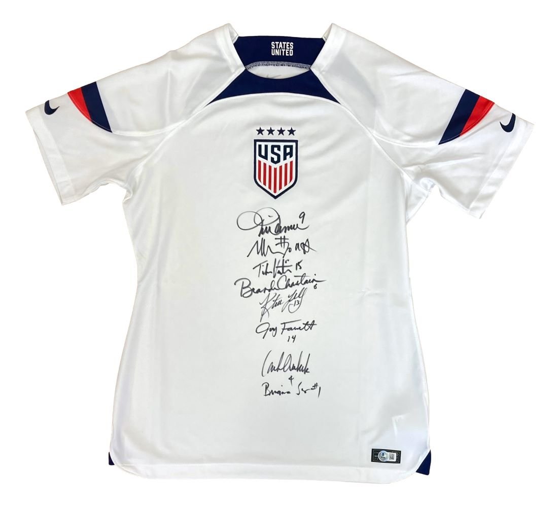 1999 USA Women's Soccer Team Autographed Nike Jersey - Authentic Signed Collectible - Perfect for Sports Memorabilia Fans & Soccer Enthusiasts - Great for Display, Gifts, and Home Decor