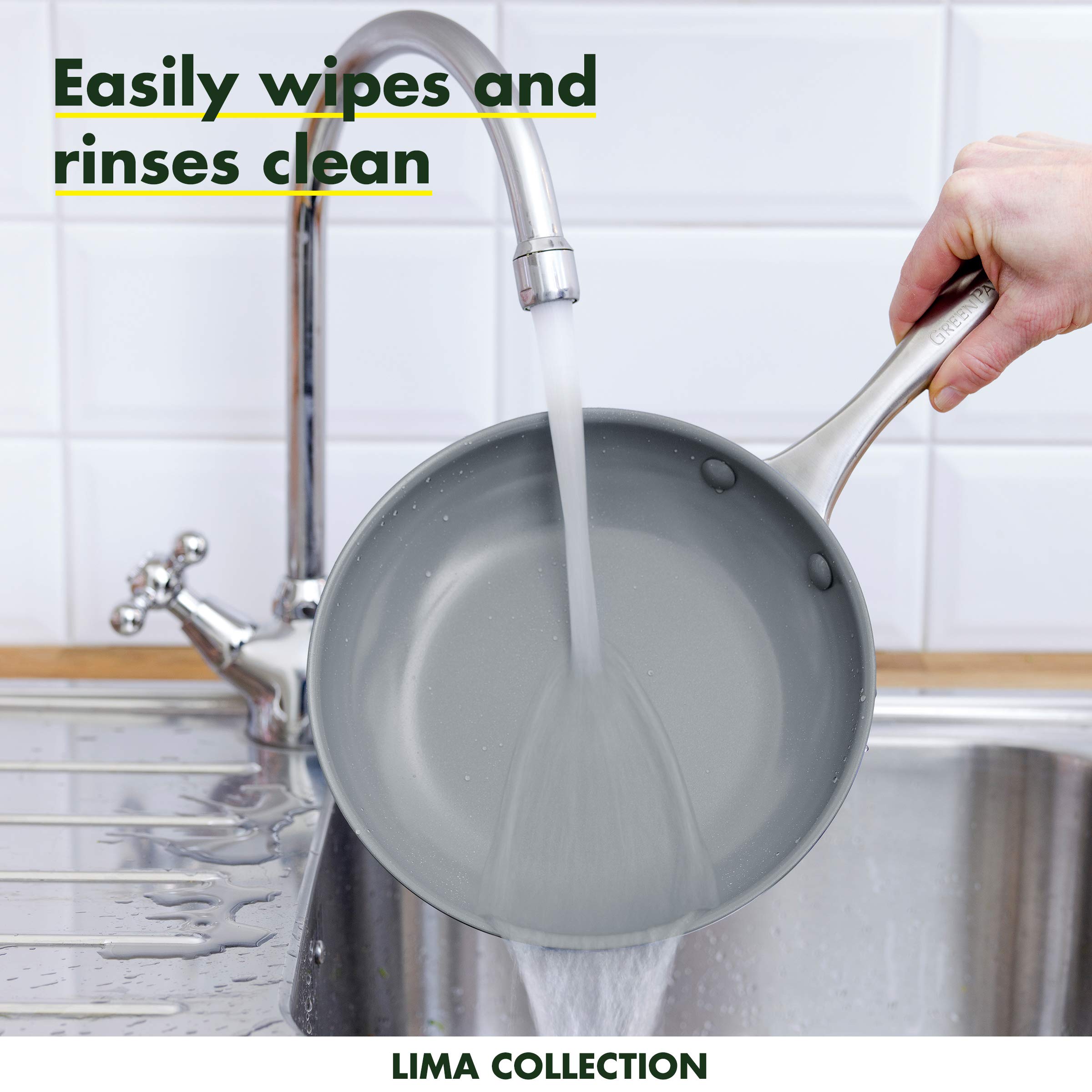 GreenPan Chatham 10-Piece Ceramic Non-Stick Cookware Set & Lima 12.5