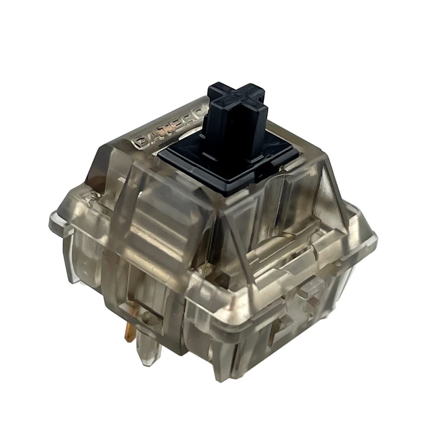 Gateron Silent Black Ink V2 Switches - 5Pin RGB Linear Mechanical Keyboard Switches for DIY Custom Keyboards (108PCS) | Ultra Quiet Typing for Office & Gaming