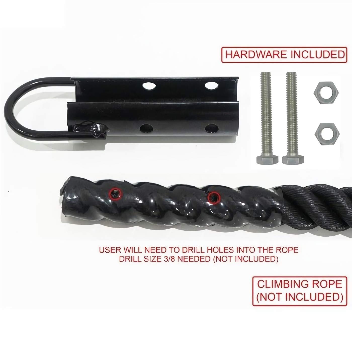 Forellfit Heavy Duty Climbing Rope Clamp - 1.5