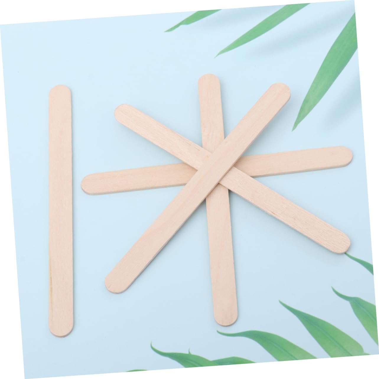 300 Pcs Wooden Wax Spatulas - Waxing Tools for Hair Removal, DIY Waxing, and Beauty Salons - Perfect for Eyebrow Shaping, Leg Waxing & Facial Hair Removal