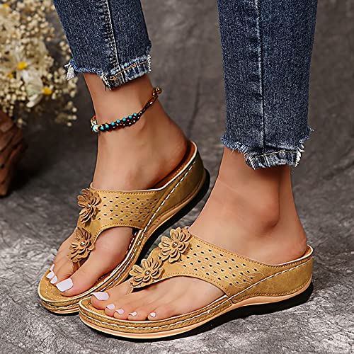Khaki-womens Sandals Comfortable Dressy