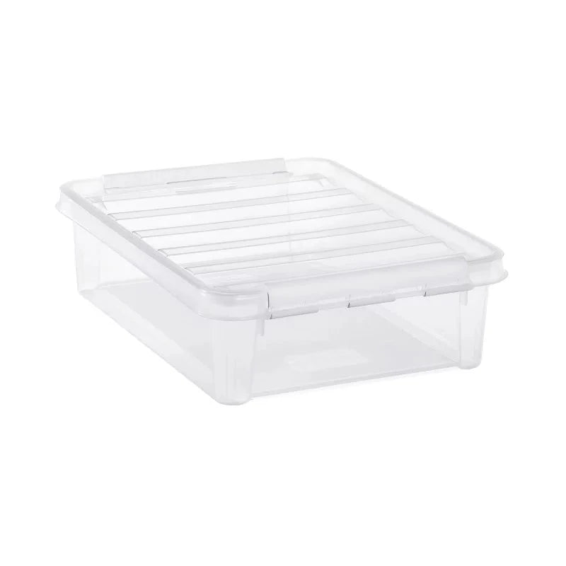 Smart A4 Storage Box - 8L Classic File Organizer for Office, Home & School - Perfect for Documents, Books & Stationery
