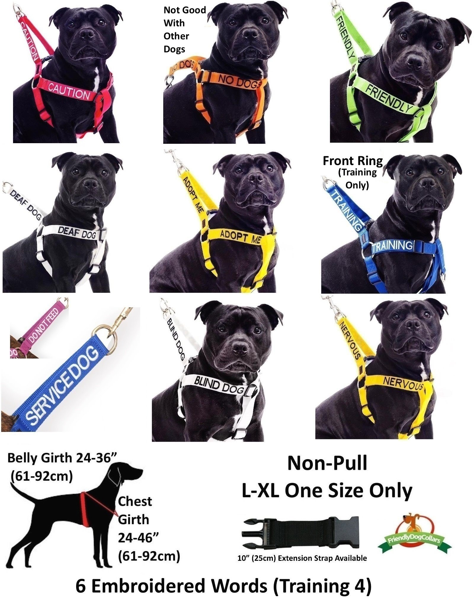 Service Dog Vest - Blue Non-Pull Padded Harness with D-Rings (Do Not Disturb/Dog Working) | Waterproof, Comfortable & Warning Design for Safety | Perfect for Therapy, Assistance & Public Outings (XS)