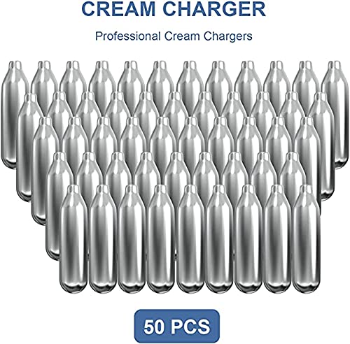 Premium Whipped Cream Chargers - 300 Count (Great Whip Brand) for Professional Baking, Dessert Decorating & Coffee Toppings
