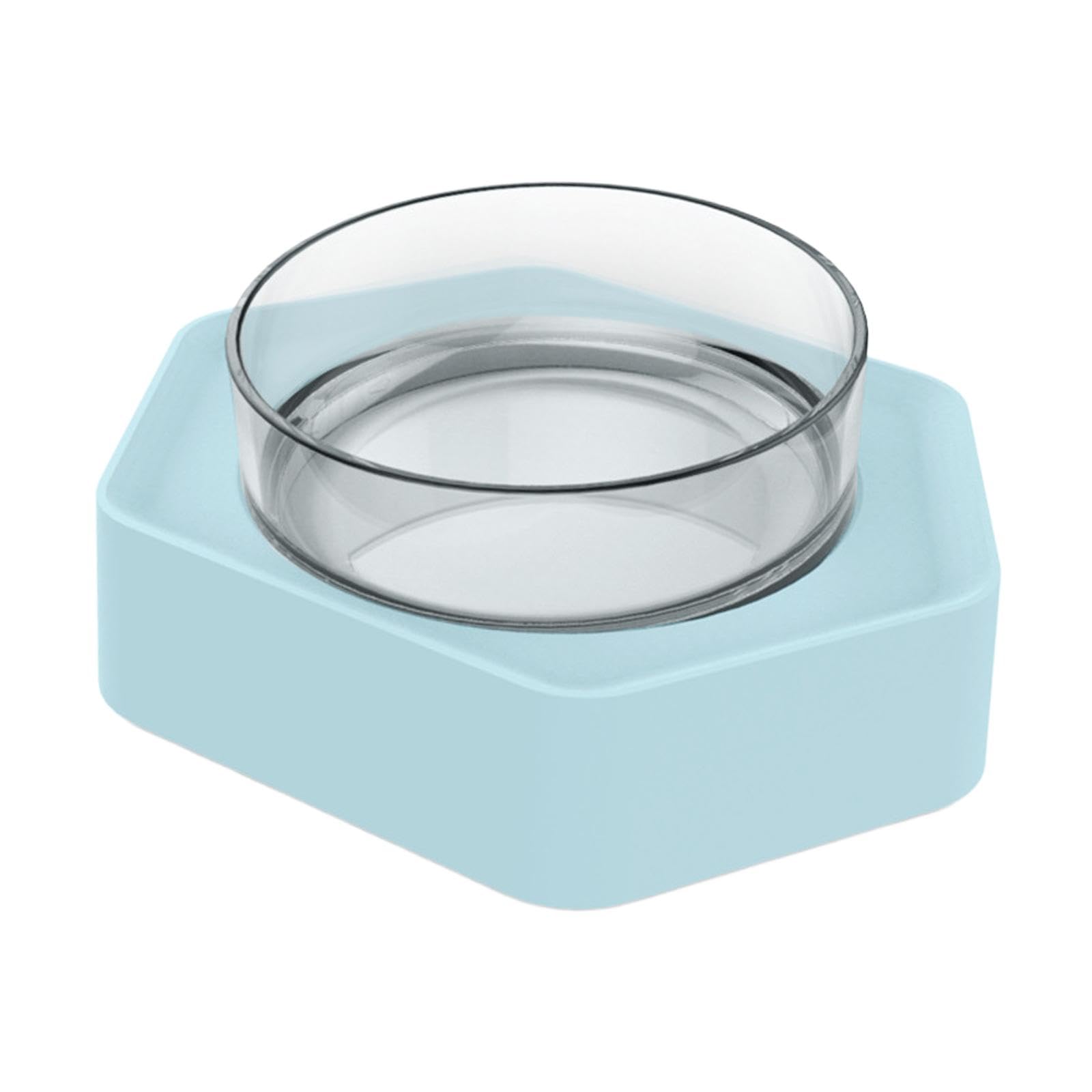 Enakshi Stainless Steel Dog Bowl - Durable Pet Food & Water Dish for Small & Medium Dogs & Kittens - Non-Slip Base, Easy Clean - Perfect for Home, Travel & Outdoor Use - Blue Pet Supplies