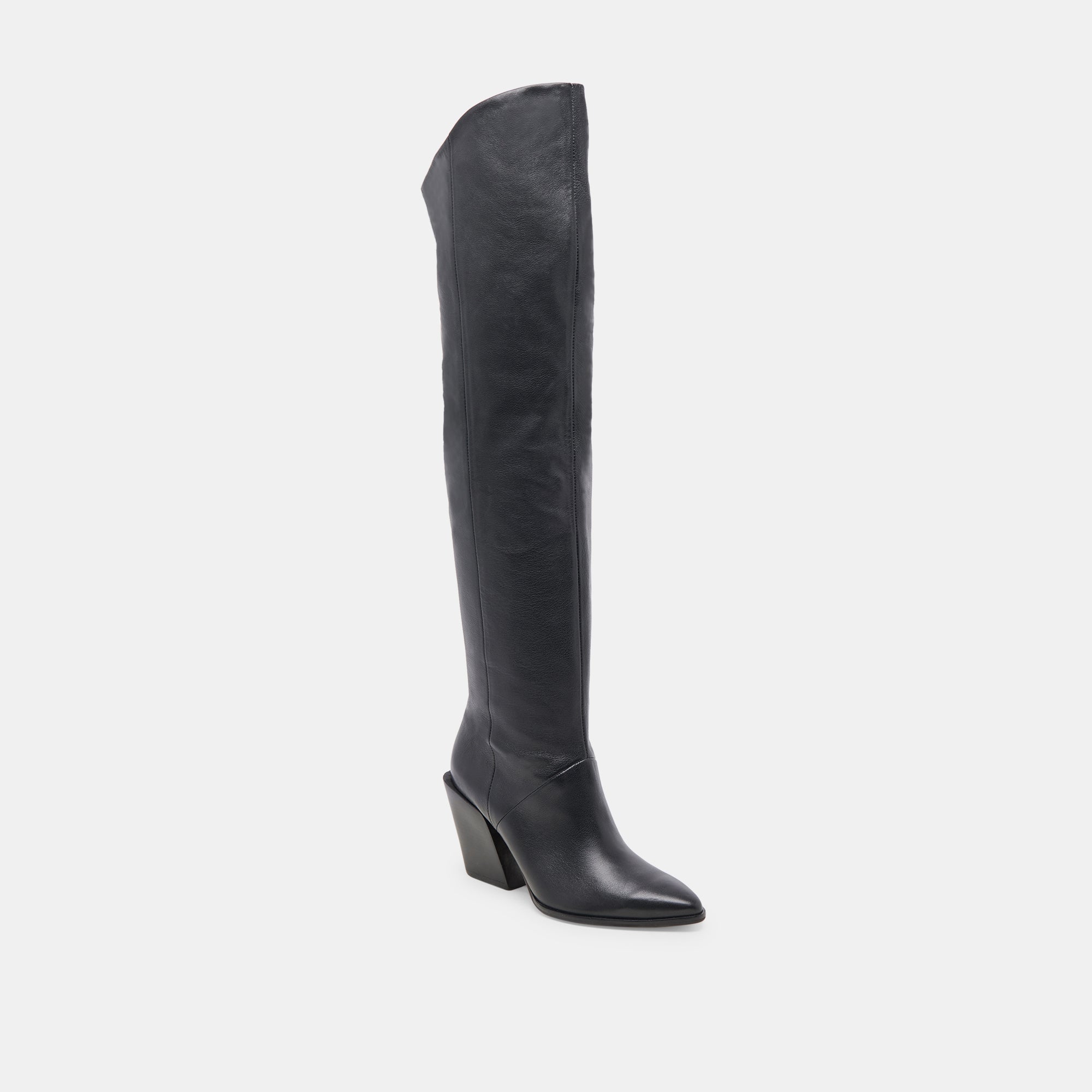Lupin Wide Calf Boots for Women – Black Leather Ankle Boots with Comfortable Fit | Perfect for Work, Casual Wear & Outdoor Activities
