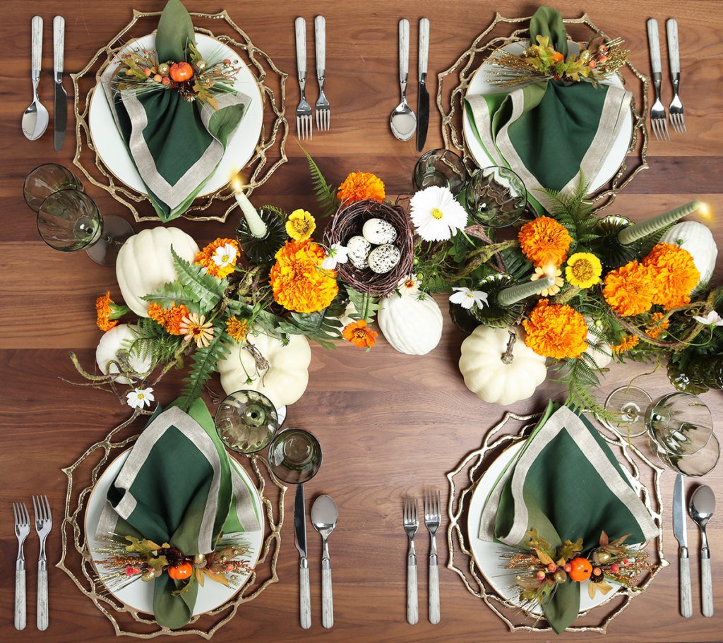 Premium Gold Sahara Charger Plates - Set of 4 for Elegant Dinner Parties, Wedding Receptions & Formal Dining Decor