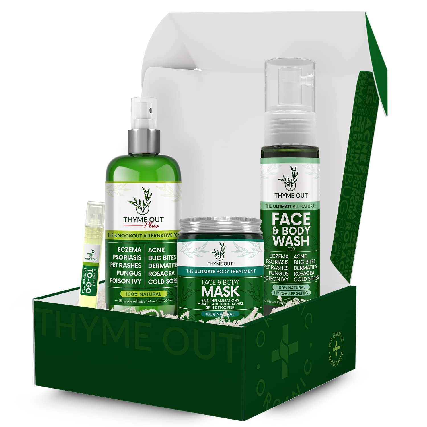Monthly Skincare Subscription Box - 8oz Face & Body Mask + 7.1oz Face & Body Wash Set | Hydrating & Cleansing Routine for Glowing Skin | Perfect for Self-Care & Spa Nights at Home
