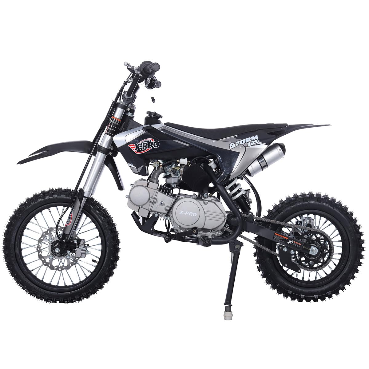 X-PRO Storm 125cc Kids Dirt Bike with Zongshen Engine | 4-Speed Manual Transmission | 14