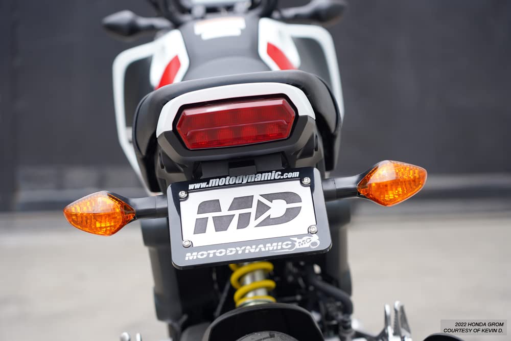 Honda Grom 2022-2025 Fender Eliminator Kit - Lightweight Rear Fender Delete Bracket for Motorcycle Customization & Clean Look Upgrade