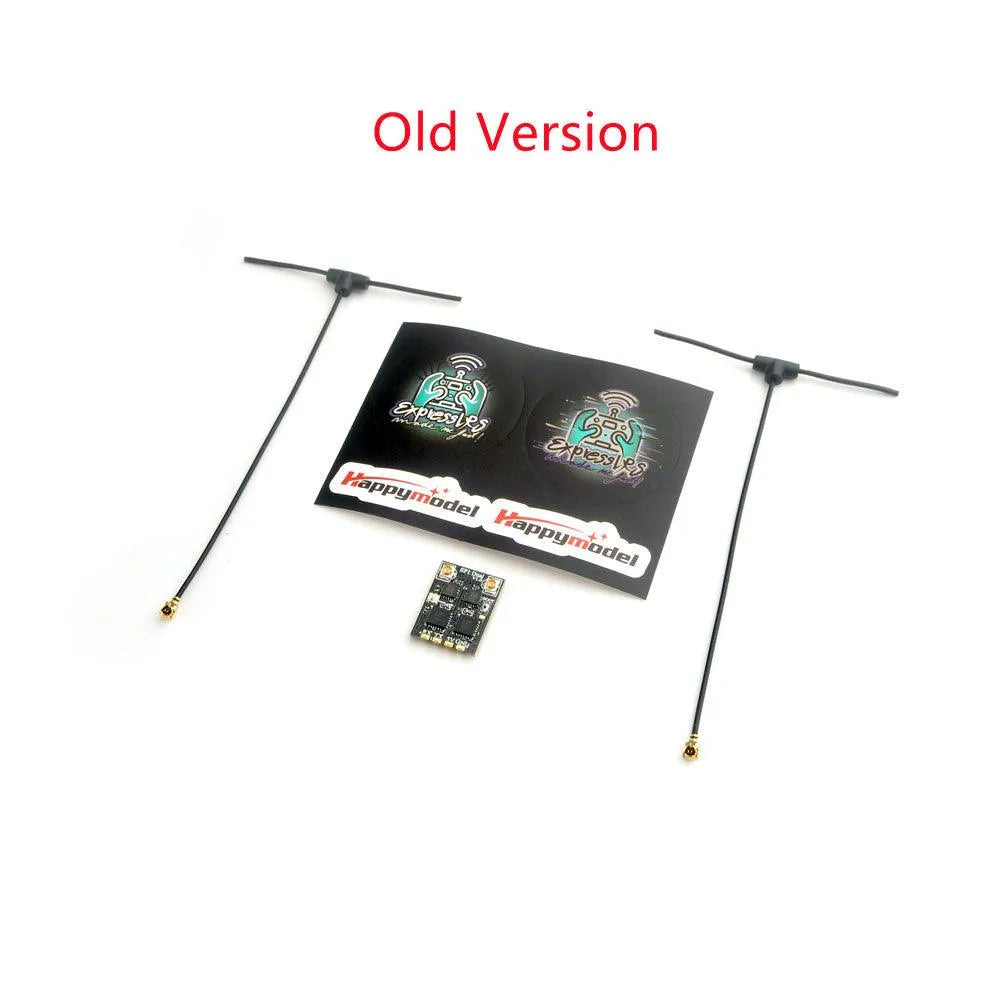 Happymodel EP1 Dual Receiver True Diversity 2.4GHz ExpressLRS RX for FPV Drone Racing - Long Range RC Control System for DIY Quadcopters and RC Airplanes