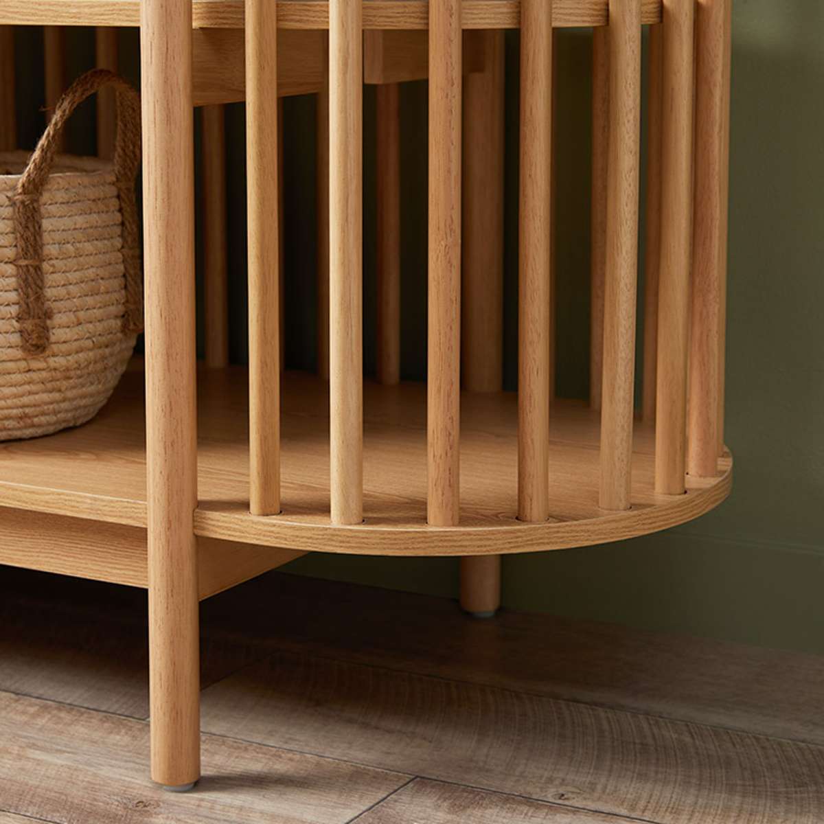 Akari Buffet Table - Natural Wood Dining Table for Kitchen & Dining Room | Perfect for Family Gatherings & Dinner Parties