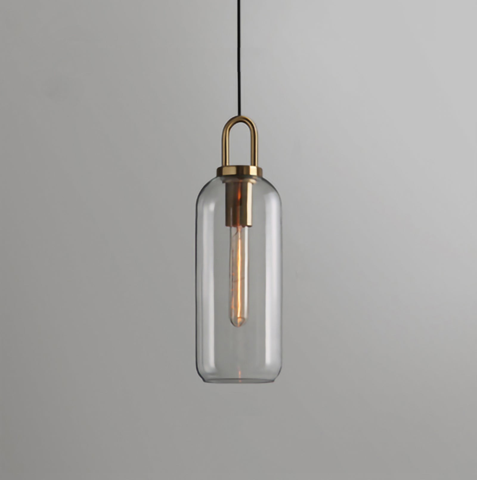 Modern Glass Pendant Light Fixture - Elegant Hanging Chandelier for Kitchen Island, Dining Room & Bedroom Decor