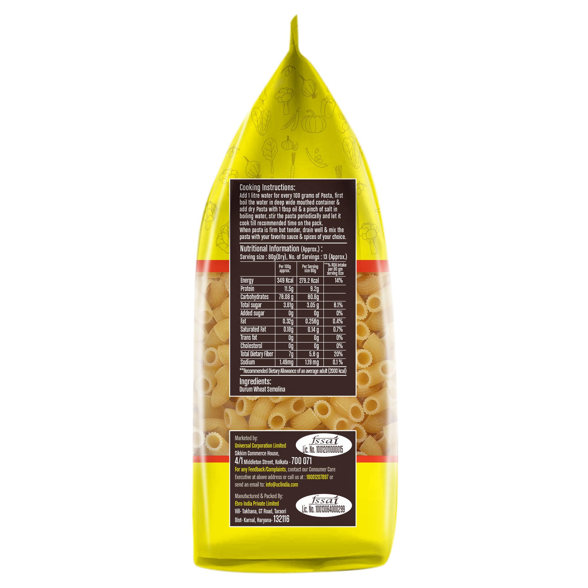 DISANO Elbows Pasta 1Kg - 100% Durum Wheat Pasta, High Protein & Fiber, No Maida - Perfect for Italian Dishes, Salads, and Family Dinners