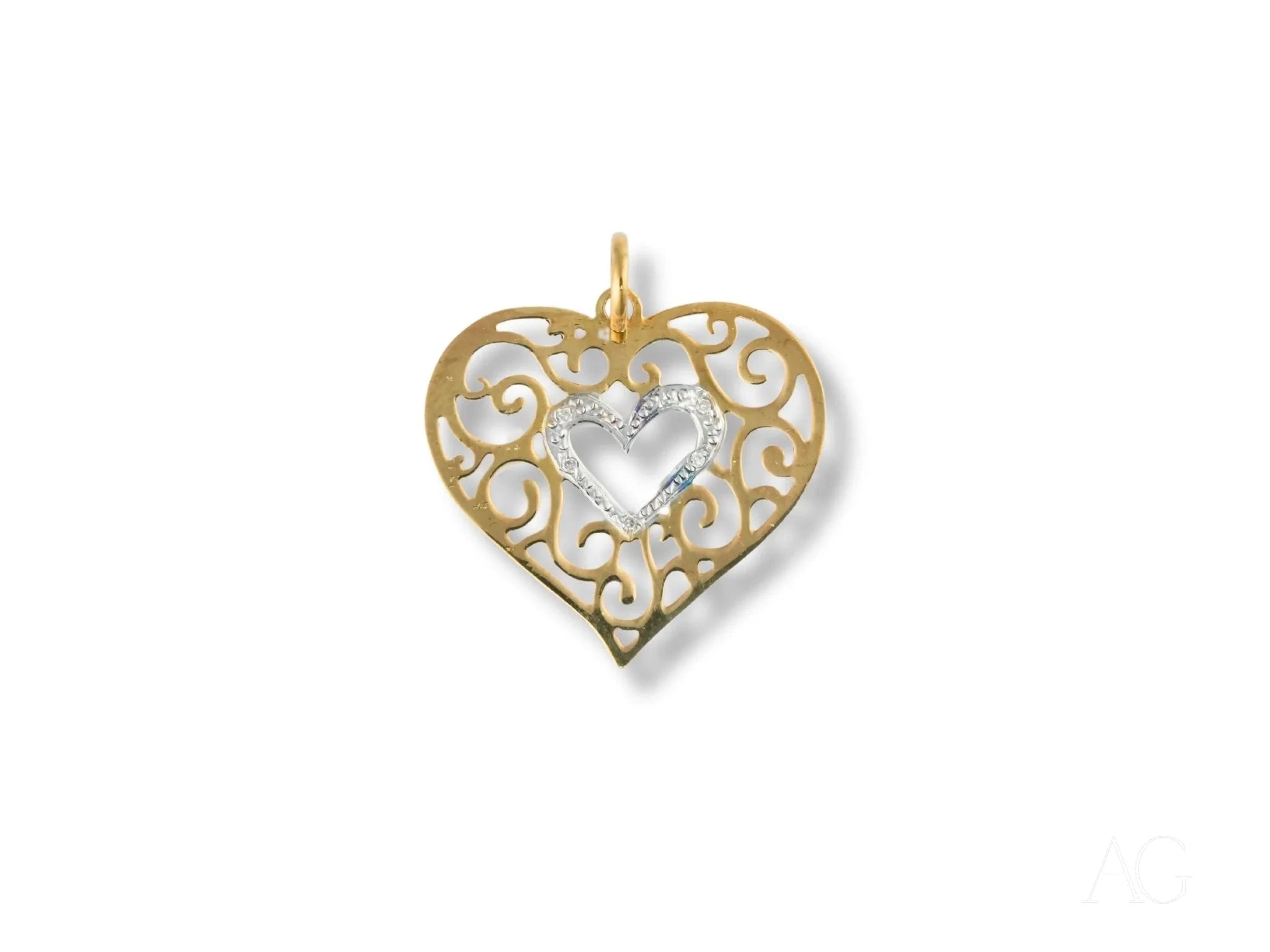 Forever Together Double Heart Pendant Necklace - Romantic Couple Gift for Anniversary, Valentine's Day & Wedding - Perfect for Date Nights & Special Occasions