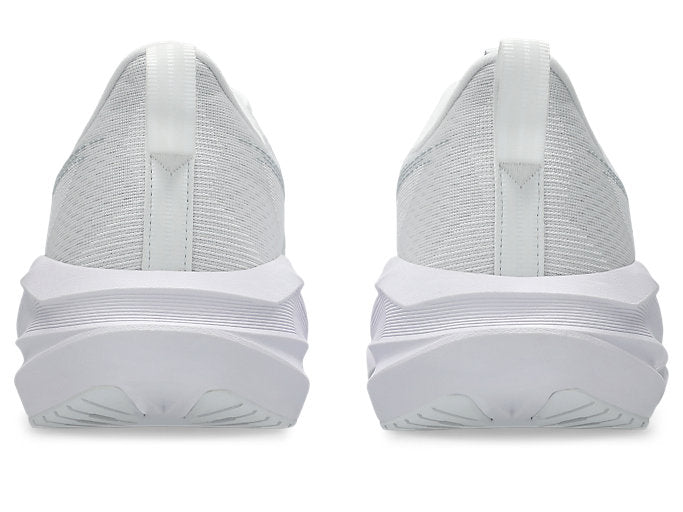 ASICS Novablast 5 Women's Running Shoes (B Width) - White/Piedmont Grey - Lightweight Cushioned Sneakers for Jogging, Gym Workouts & Everyday Wear