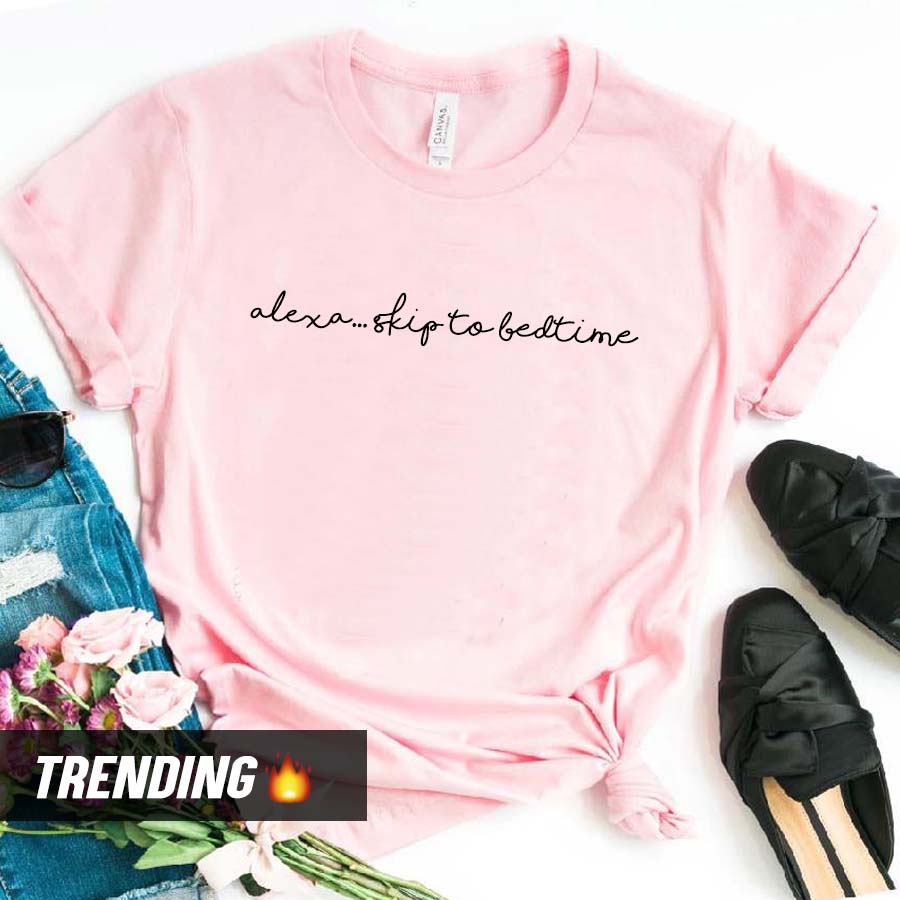 Alexa Skip To Bedtime Funny T-Shirt (MRK X) - Perfect for Sleep Lovers & Tech Enthusiasts