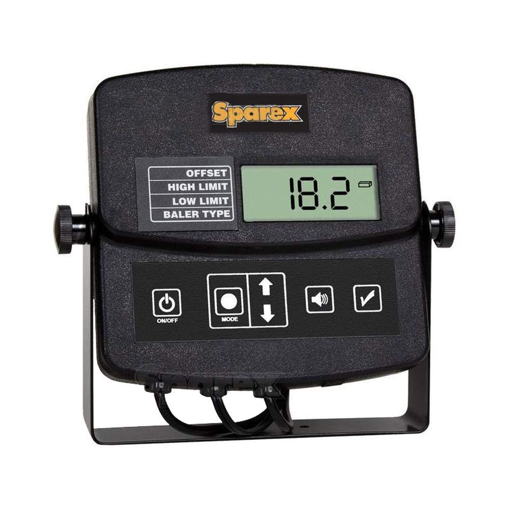 RAParts S.75748 Hay Moisture Tester with 2 Pads - Accurate Forage Moisture Measurement for Farming, Agriculture & Livestock Feed Storage