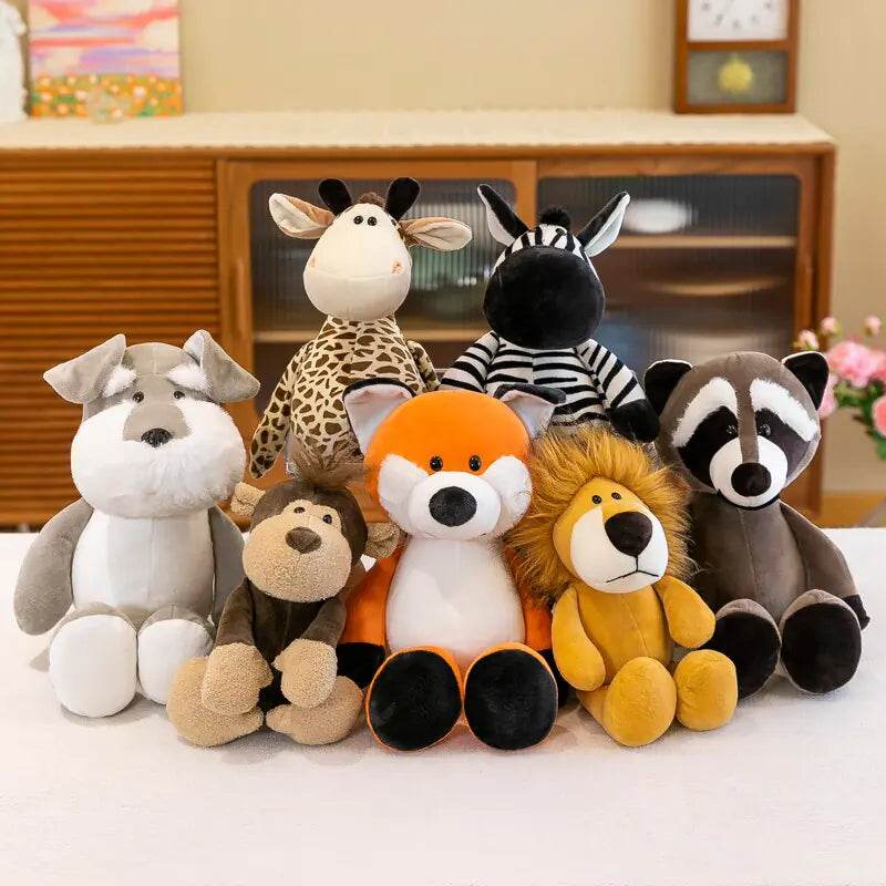 Jungle Jelly Beans - Adorable Jungle Themed Plush Stuffed Animals for Kids | Perfect for Birthday Gifts, Nursery Decor & Safari Party Favors