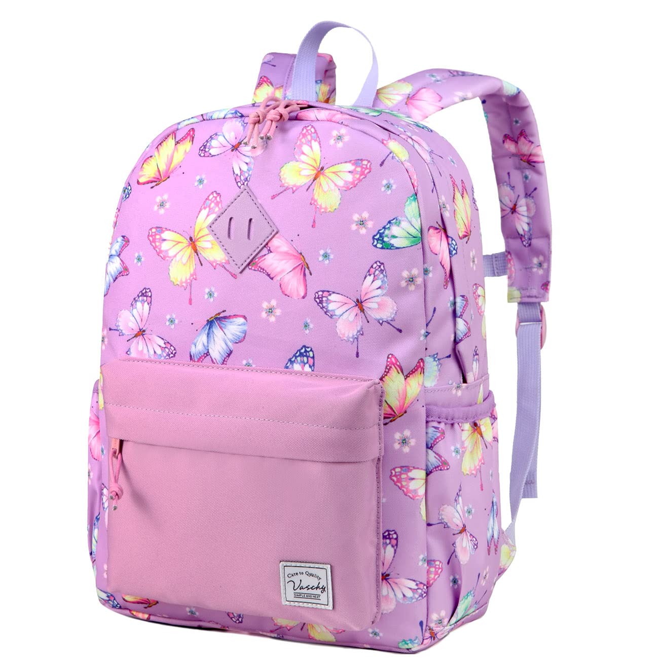 VASCHY Cute Lightweight Kids Backpack for Toddlers Boys Girls - Durable Preschool Backpack for School, Travel & Daycare | Waterproof & Ergonomic Design