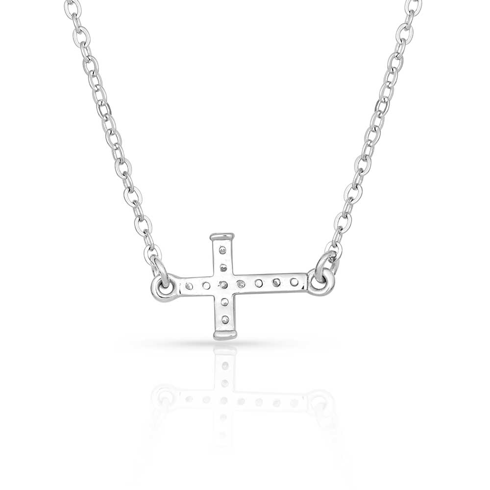Tiny Crystal Cross Choker Necklace - Dainty Religious Jewelry for Women - Perfect for Church, Weddings & Everyday Faith Inspiration