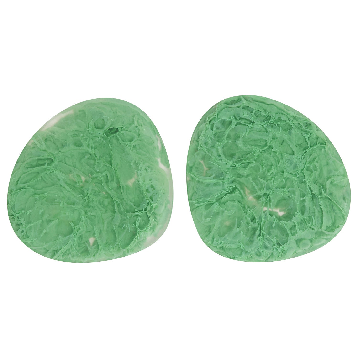 Fenella Coasters Set of 2 - Premium Emerald Green Drink Coasters for Coffee Tables & Home Decor - Perfect for Parties, Dining, and Everyday Use
