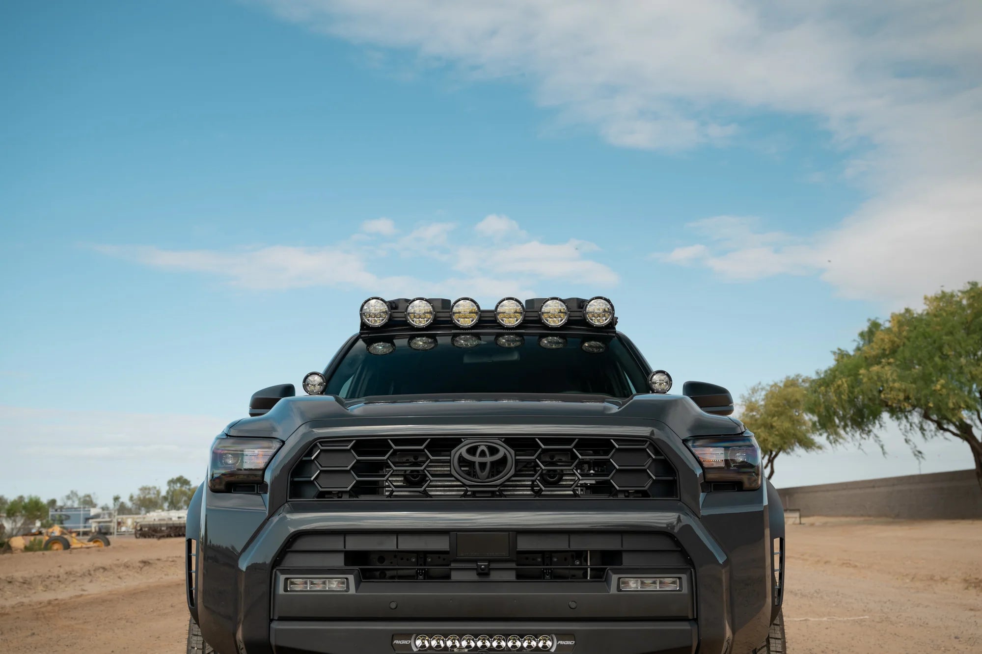 Rago Fabrication Roof Rack Light Mount Bracket for Toyota 4Runner & Tacoma | Compatible with Rigid Industries LED Lights | Off-Road Adventure & Overlanding Accessory