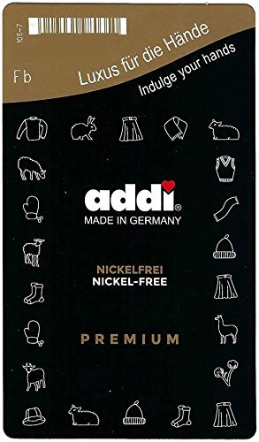 Addi Circular Knitting Needles 2.5mm Silver - Premium Stainless Steel Knitting Needles for Sweaters, Socks & Hats - Perfect for Knitting Enthusiasts & DIY Craft Projects
