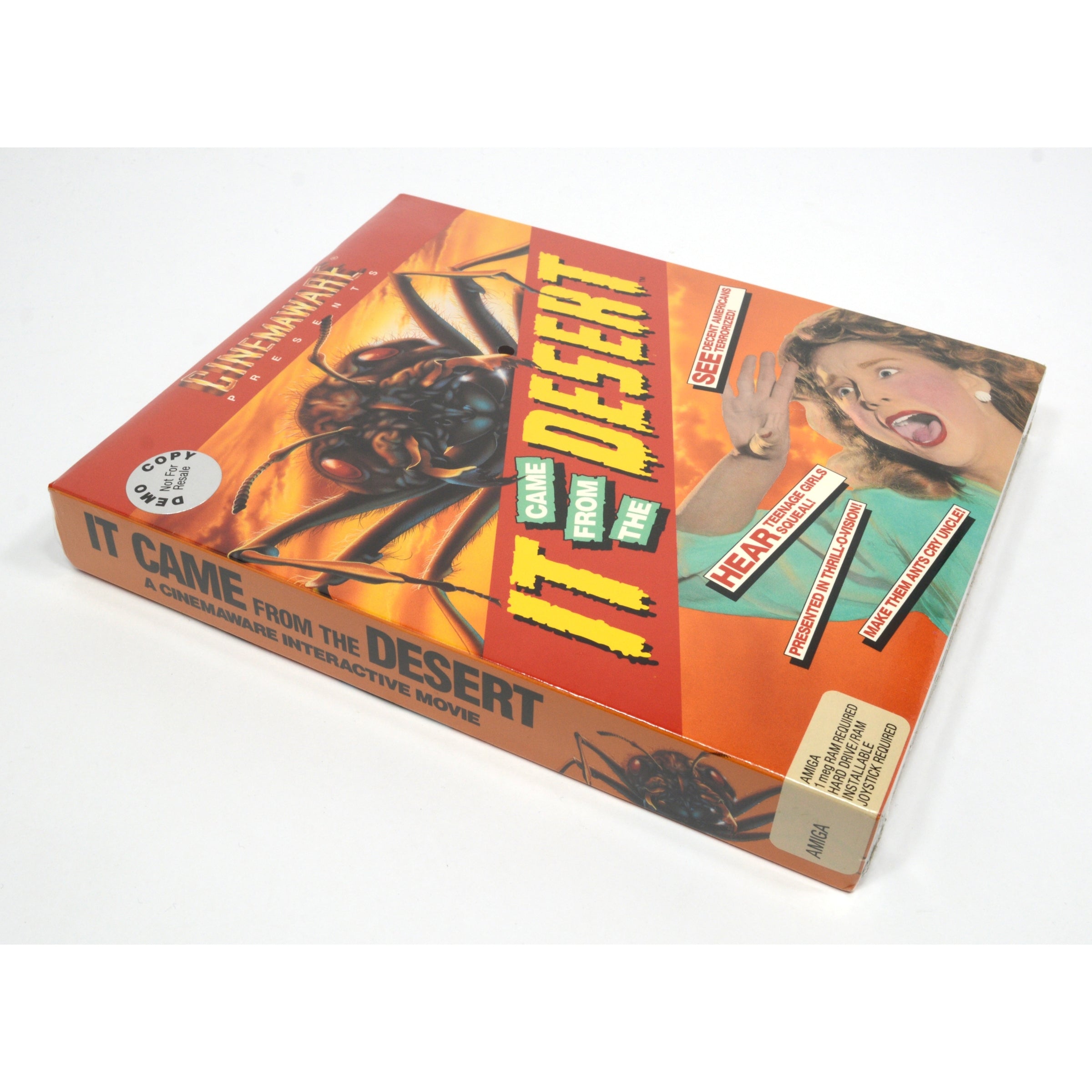 New & Sealed AMIGA Software/Game IT CAME FROM THE DESERT - Rare Demo Copy - Vintage Computer Game for Retro Gaming & Collectors