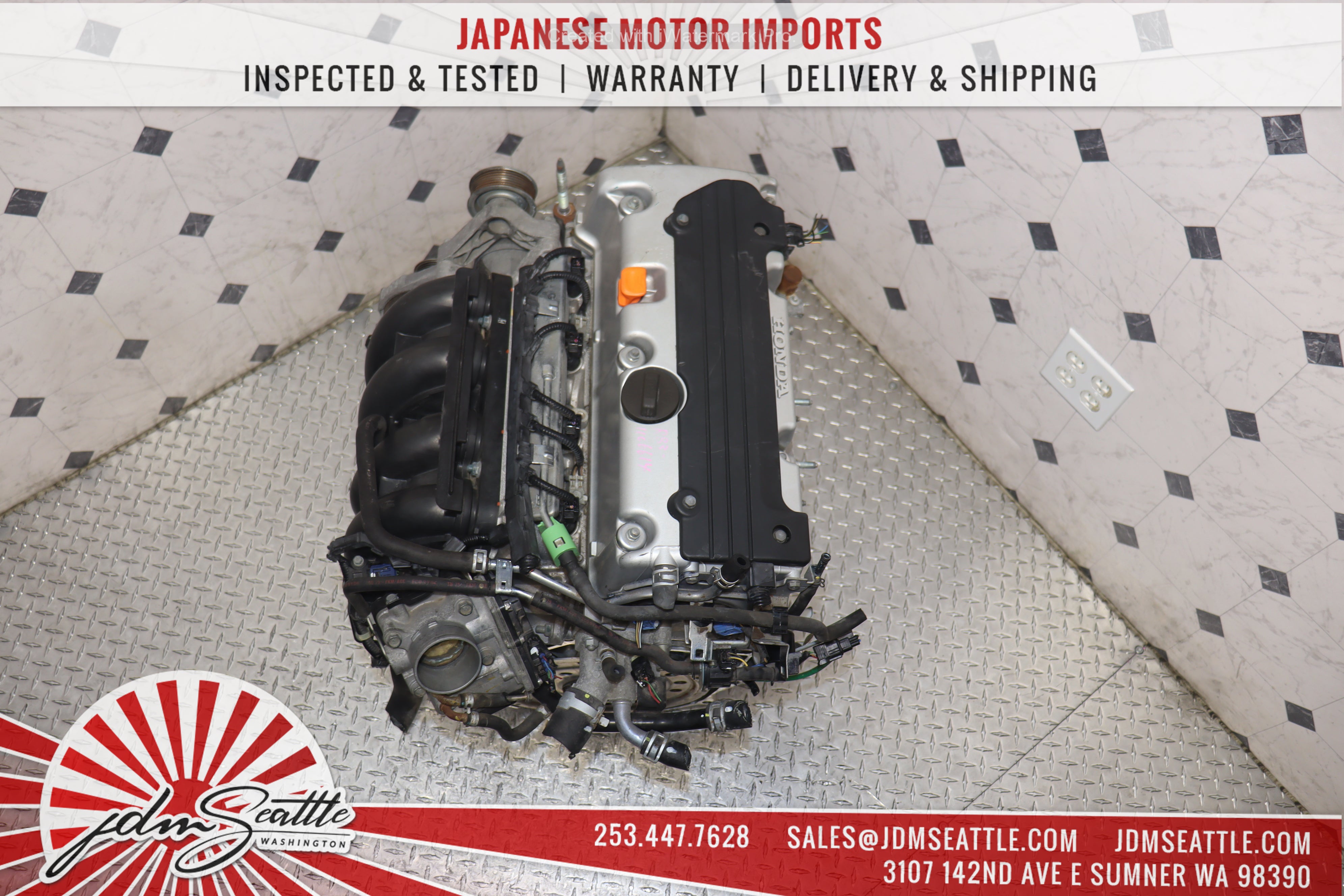 JDM 2012-2015 Honda Civic Si K24A 2.4L Engine RB3 - High Performance Motor Upgrade for Racing & Street Tuning