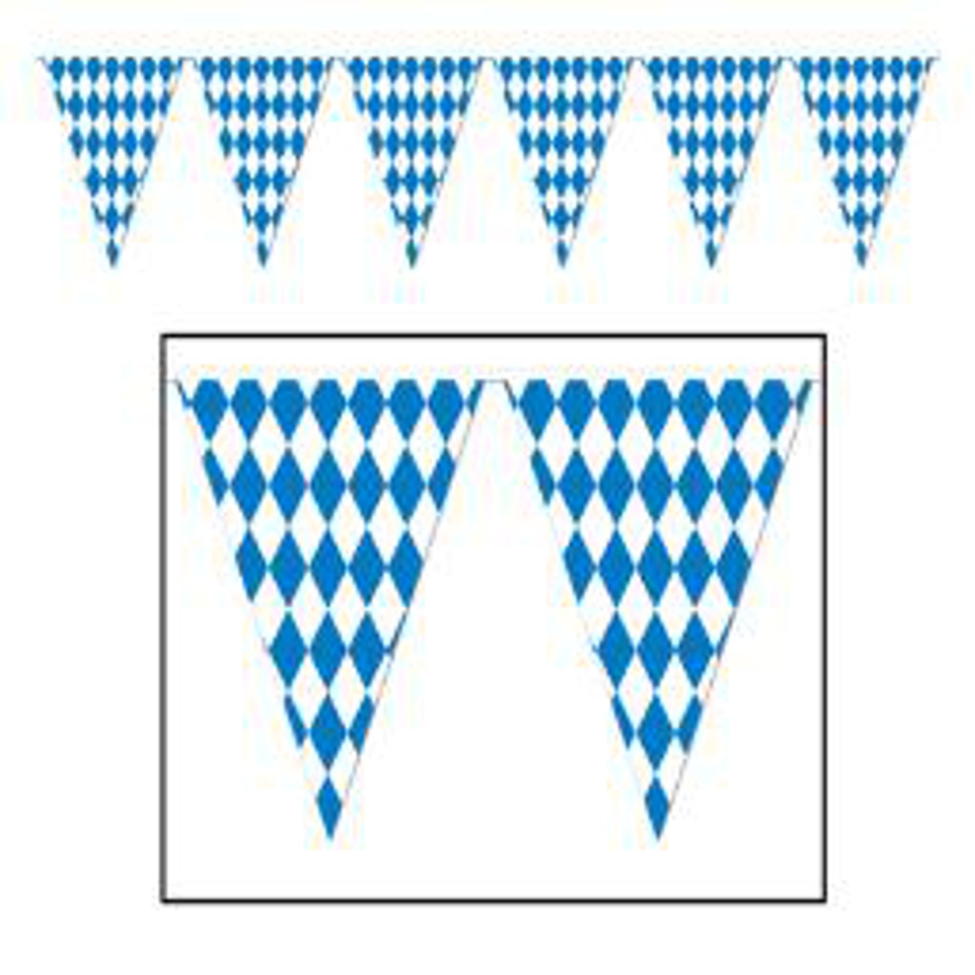 Octoberfest Pennant Banner - 17x120 Inch German Beer Festival Decor for Party, Home & Outdoor Celebrations