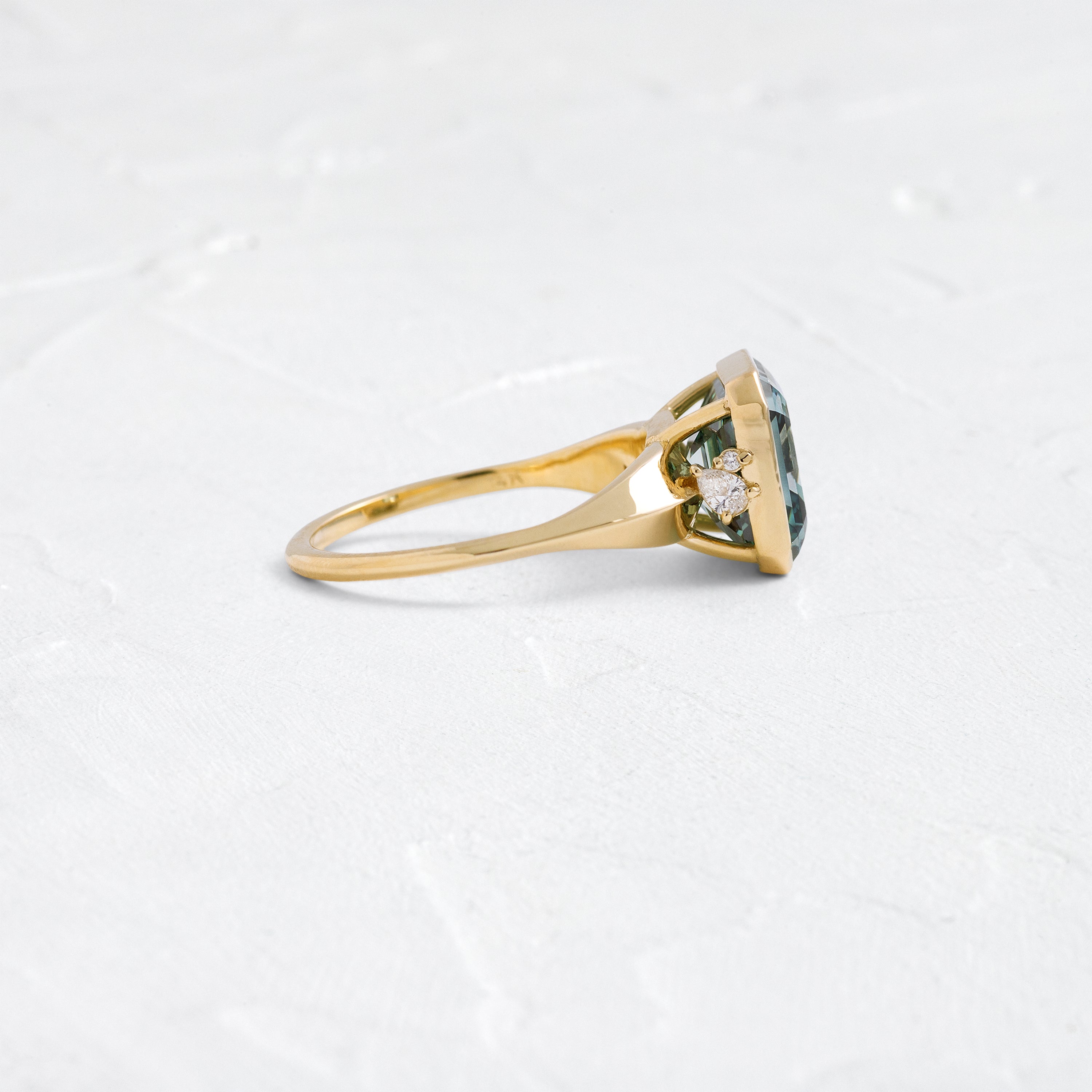 5.08ct Lab Grown Green Diamond Elixir Ring - Eco-Friendly Luxury Jewelry for Women - Perfect for Engagement, Anniversary & Special Occasions
