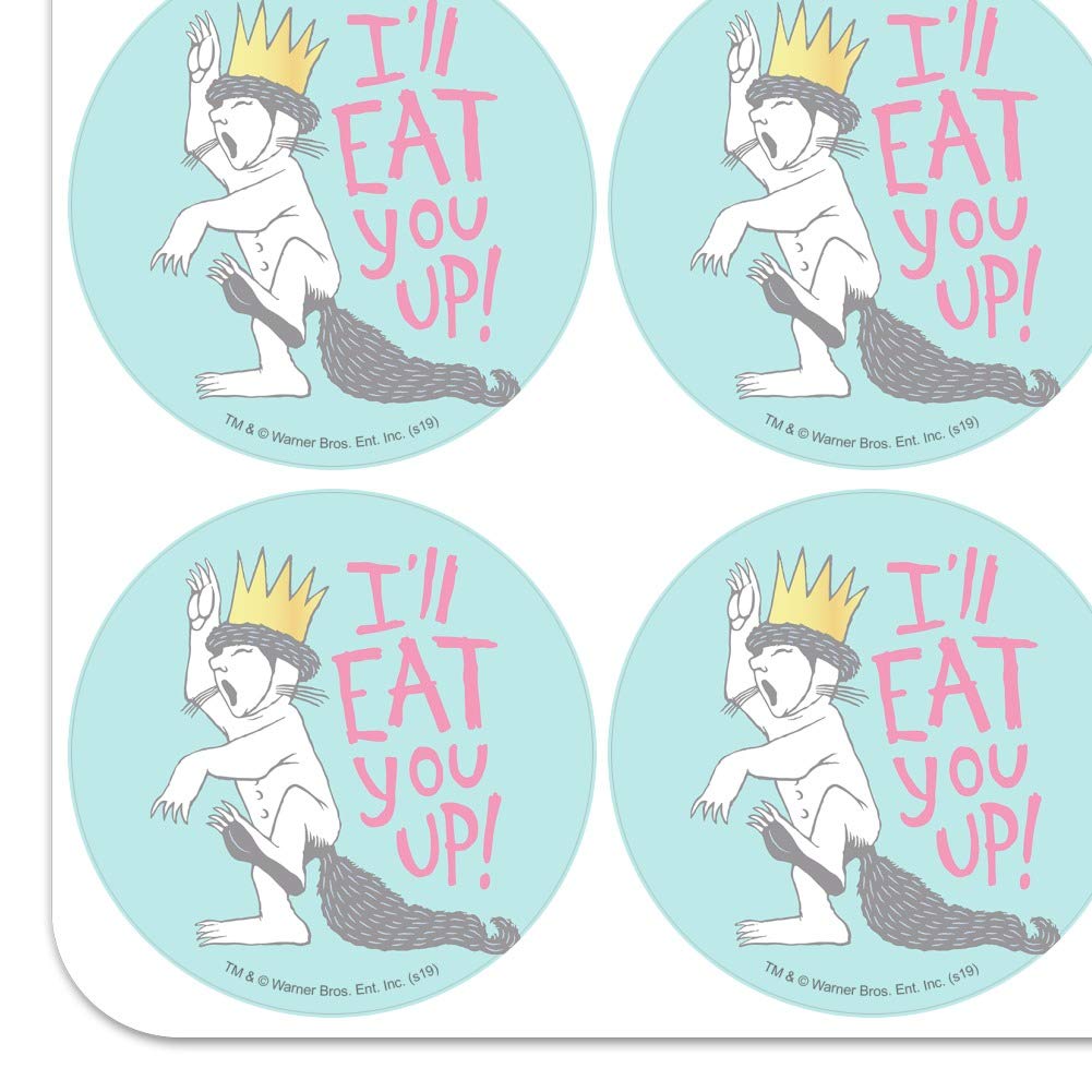 Where The Wild Things Are Eat You Up - Planner Calendar Stickers for Scrapbooking, Bullet Journal & Crafting - Perfect for DIY Projects, Gift Wrapping & School Supplies