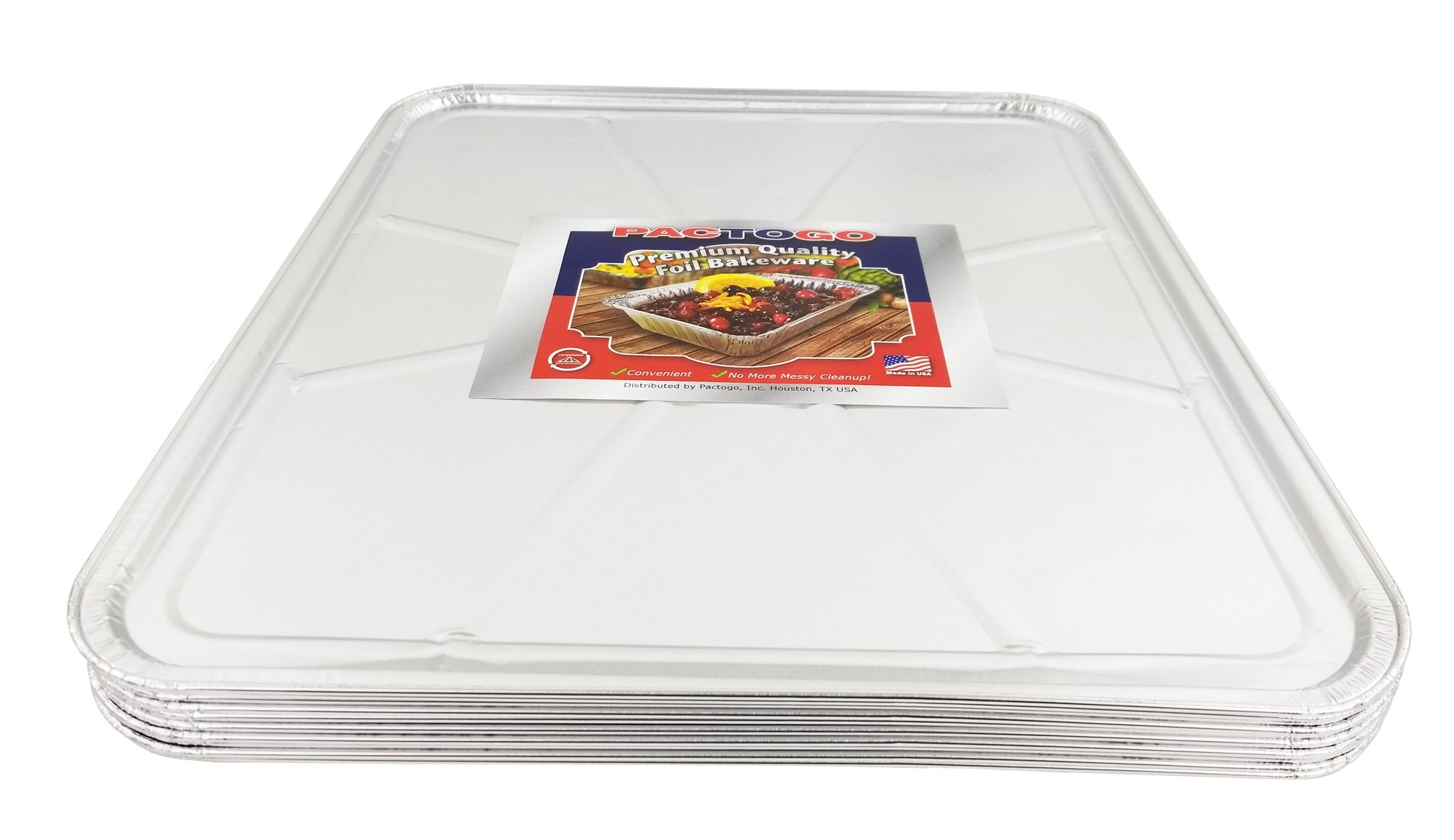 Pactogo Disposable Aluminum Foil Oven Liners 18.5