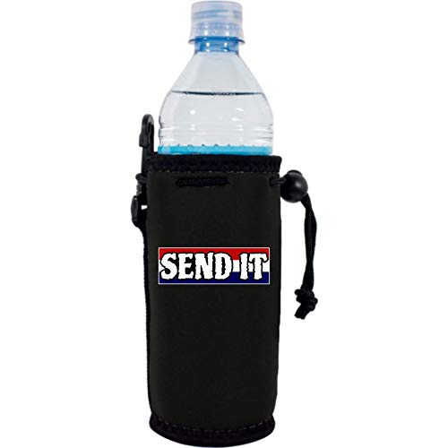 Send It Insulated Water Bottle Coolie - Black, Keeps Drinks Cold for Hours - Perfect for Gym, Hiking & Outdoor Activities