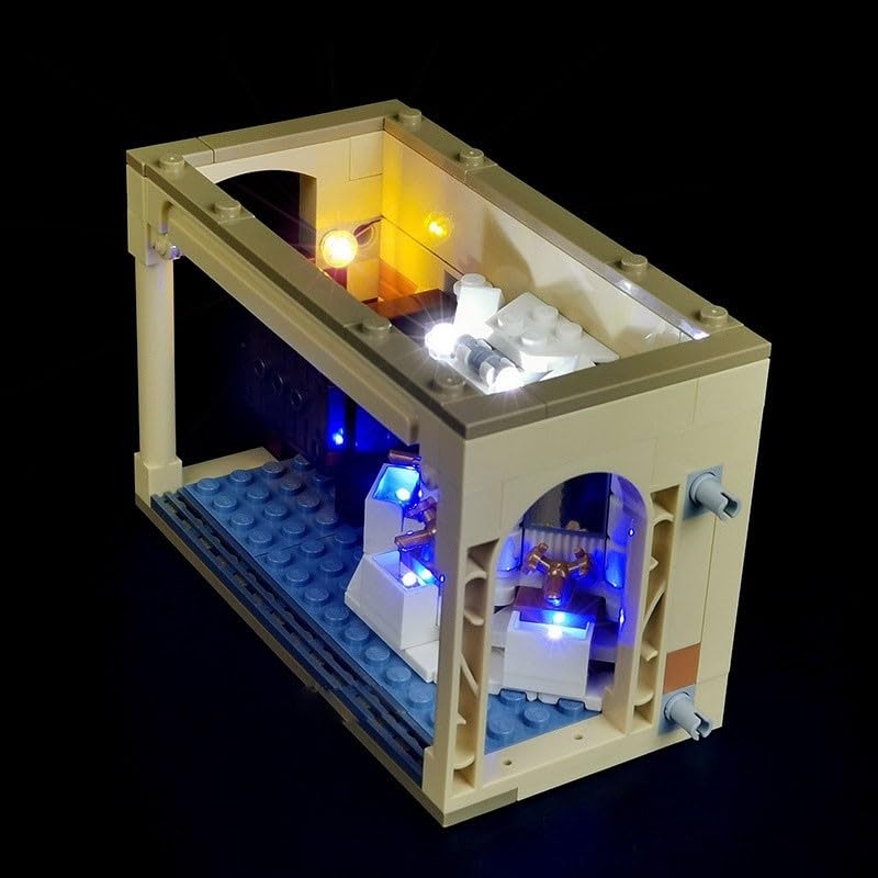 LED Light Kit for LEGO Harry Potter Hogwarts Castle 76386 Building Blocks Model - Decorative Lighting Set for Collectors (Lights Only, No Bricks) - Perfect for Display & Nighttime Showcase