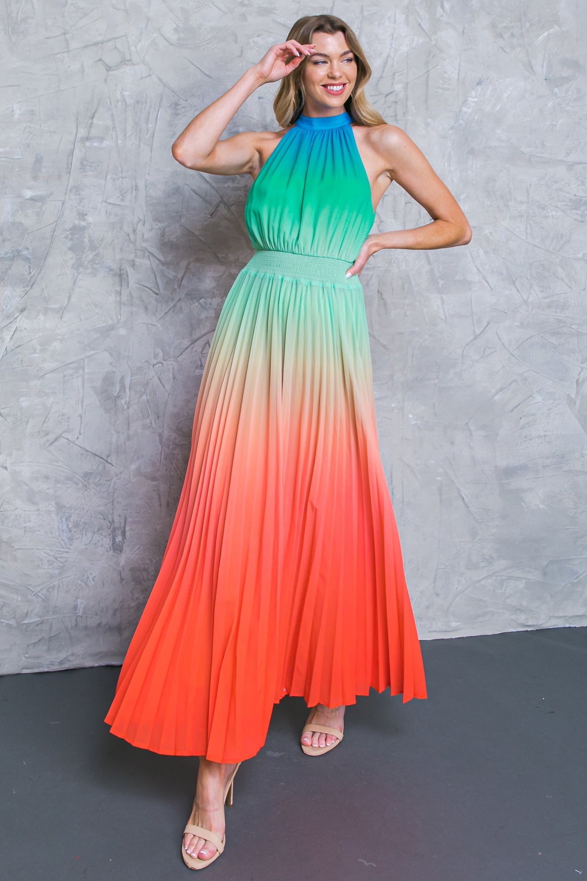 BEACH SWEETIE WOVEN MAXI DRESS - Flowy Summer Dress for Women, Boho Chic Beach Cover Up, Perfect for Vacation, Pool Party & Date Night