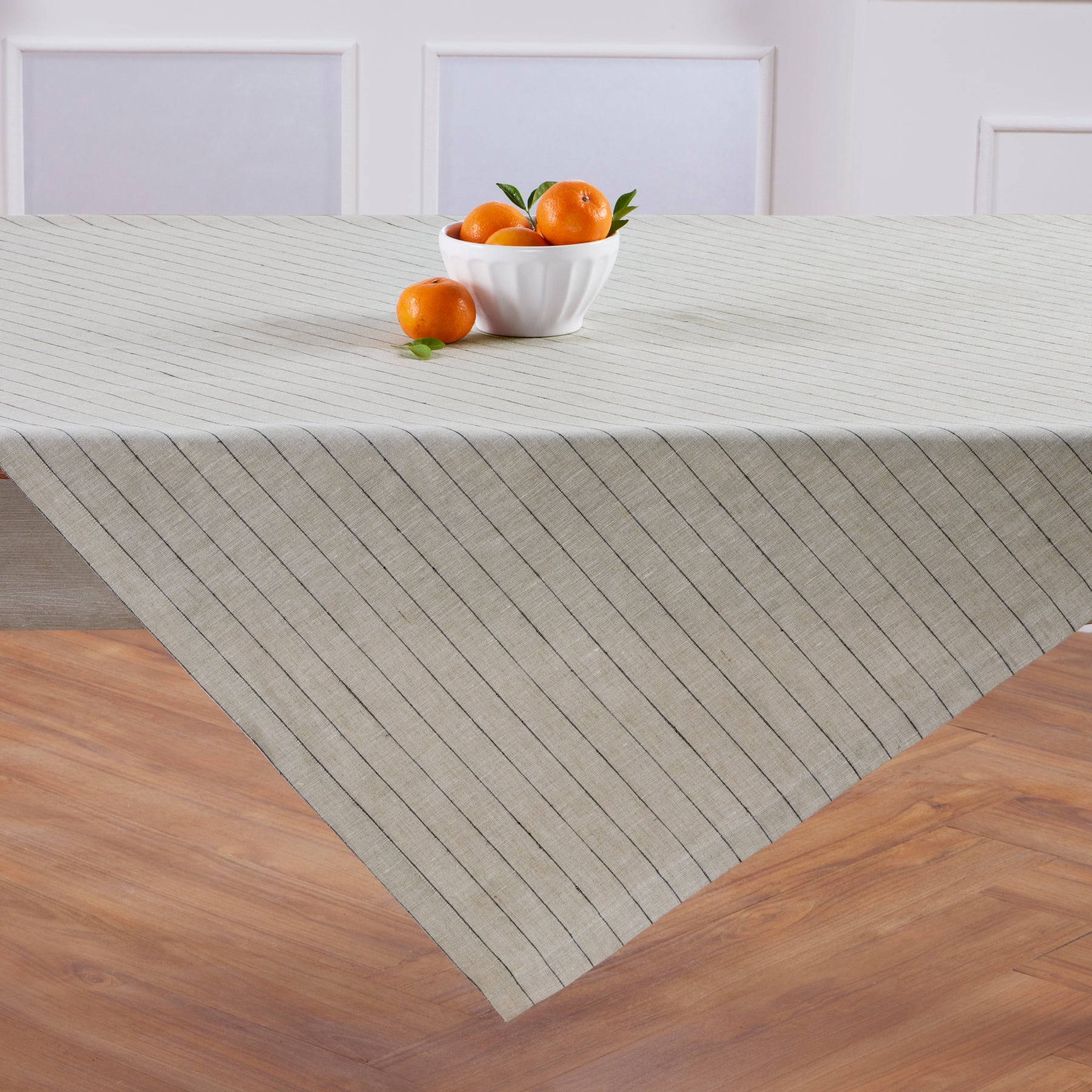Stylish Pinstripe Table Throw - Elegant Dining & Home Decor for Parties, Weddings & Everyday Use