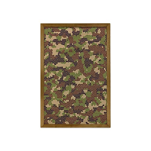Green Brown Dark Brown