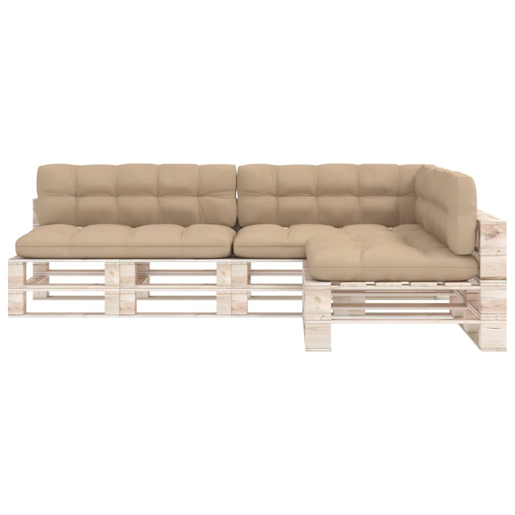 7-Piece Beige Outdoor Cushion Set - Replacement Patio Swing, Bench & Sofa Cushions | Weather-Resistant Furniture Cushions for Garden, Deck & Backyard Relaxation