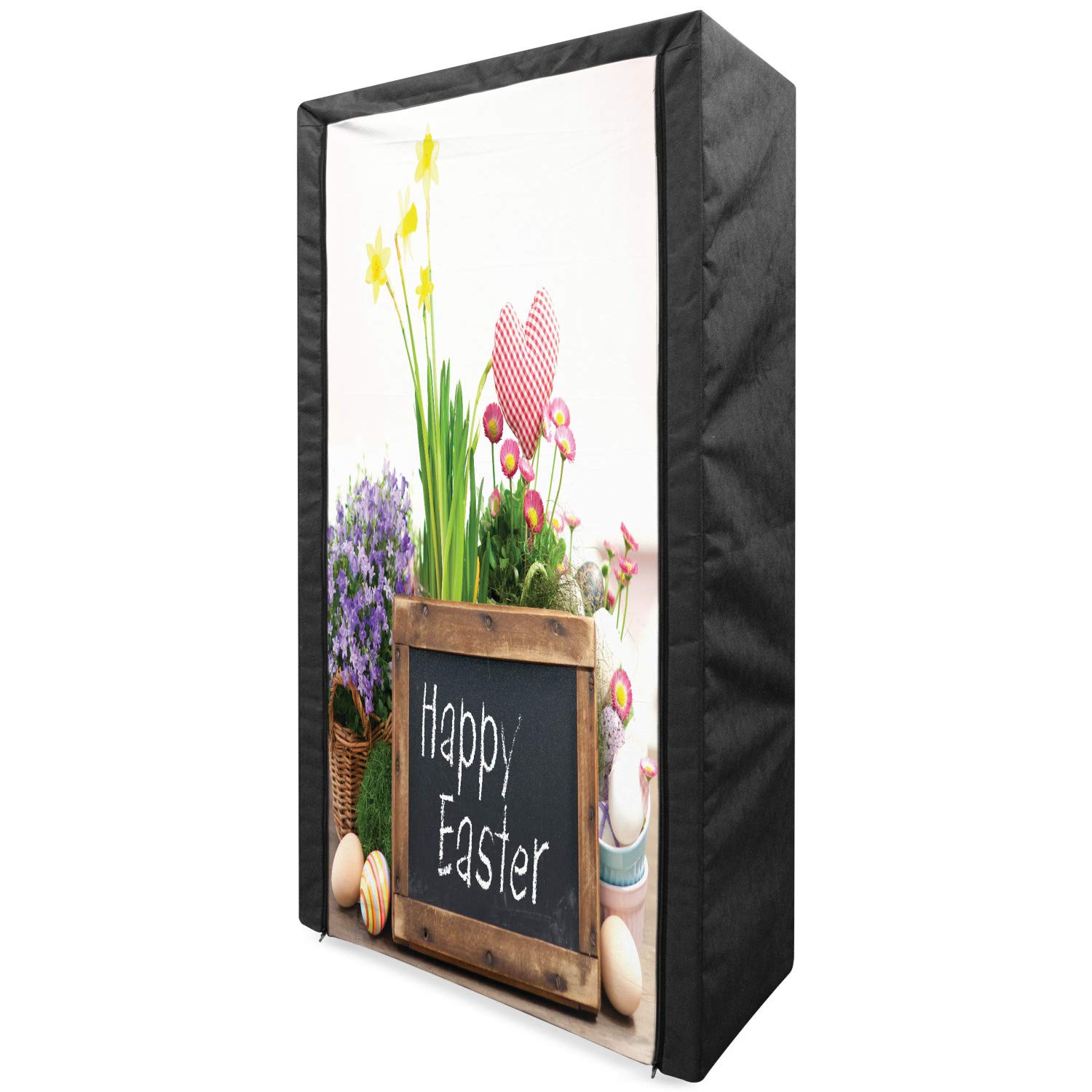 Ambesonne Easter Portable Fabric Wardrobe - 33.5