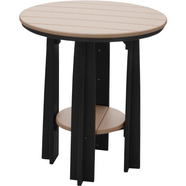 Outdoor Poly Balcony Table - Durable & Weather-Resistant Small Bistro Table for Patio, Garden, or Apartment Balcony - Perfect for Coffee, Dining, or Relaxing Outside