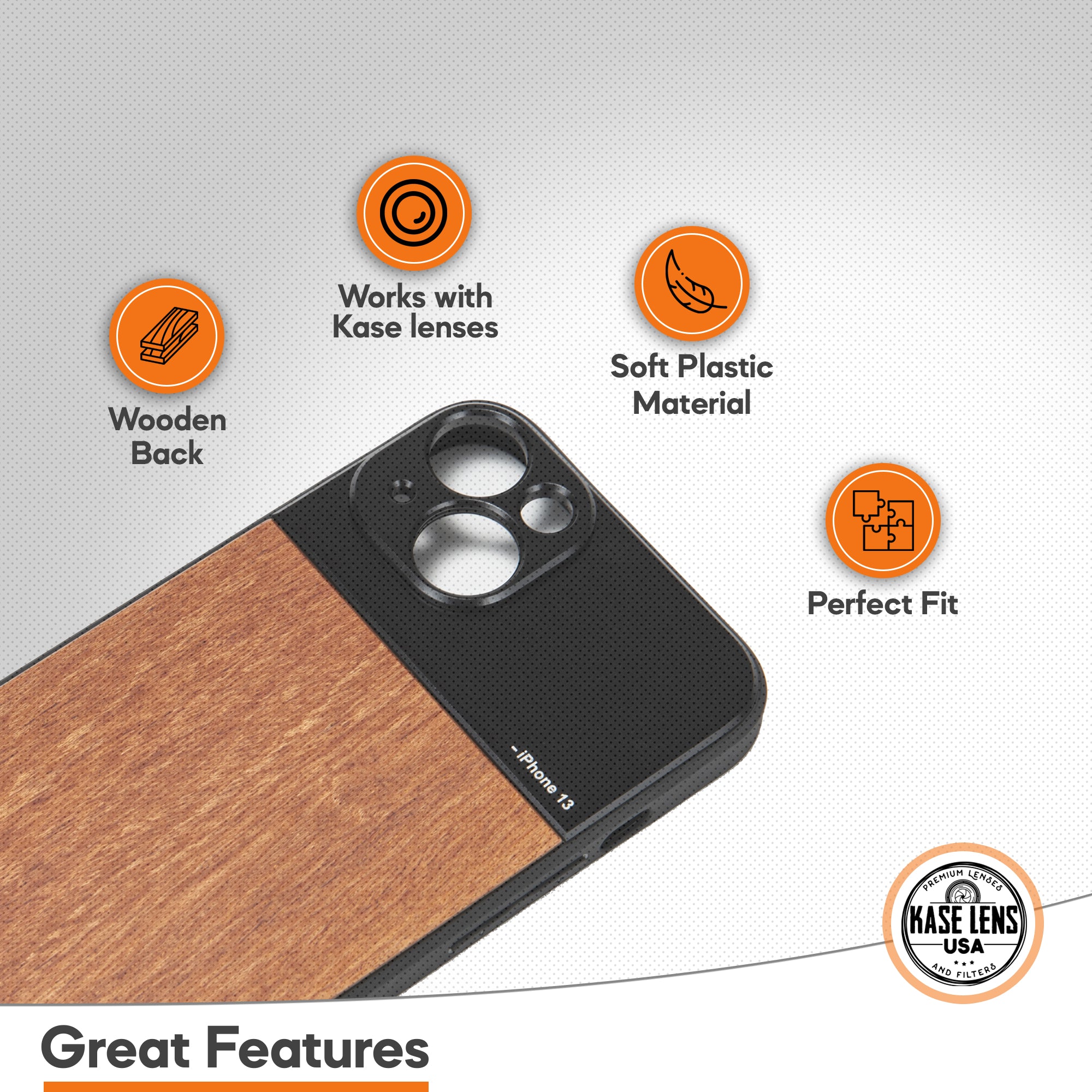 Premium iPhone 13 Lens Case - Durable Camera Protection Cover for iPhone 13 - Perfect for Travel, Photography & Outdoor Adventures