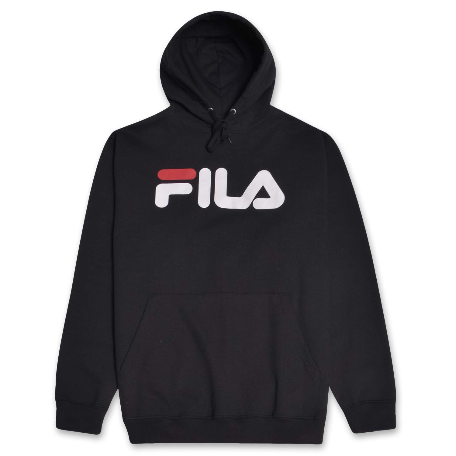 Fila Big and Tall Fleece Hoodie for Men - Warm Winter Pullover Sweatshirt | Casual Streetwear & Gym Workout Hooded Jacket