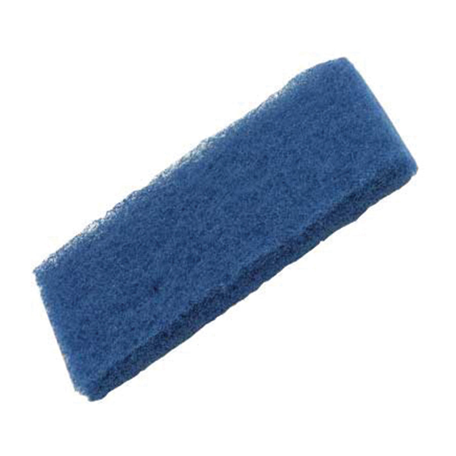 Medium Abrasion Floor Pad - Blue (5 Pack/Box) - Heavy Duty Cleaning Pads for Hardwood, Tile & Concrete Floors