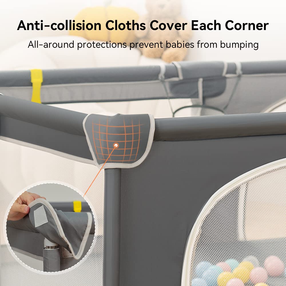 COMOMY Extra Large Baby Playpen - 79